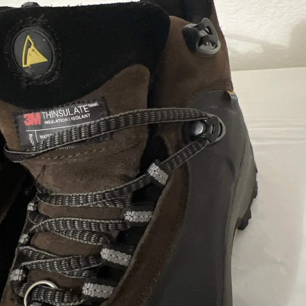 Absolute Canada Whistler 2 Snow Winter Boot Mens Sz 8.5 Brown Leather -40 Rated